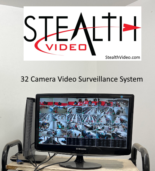Stealth Video Security Cameras and DVR